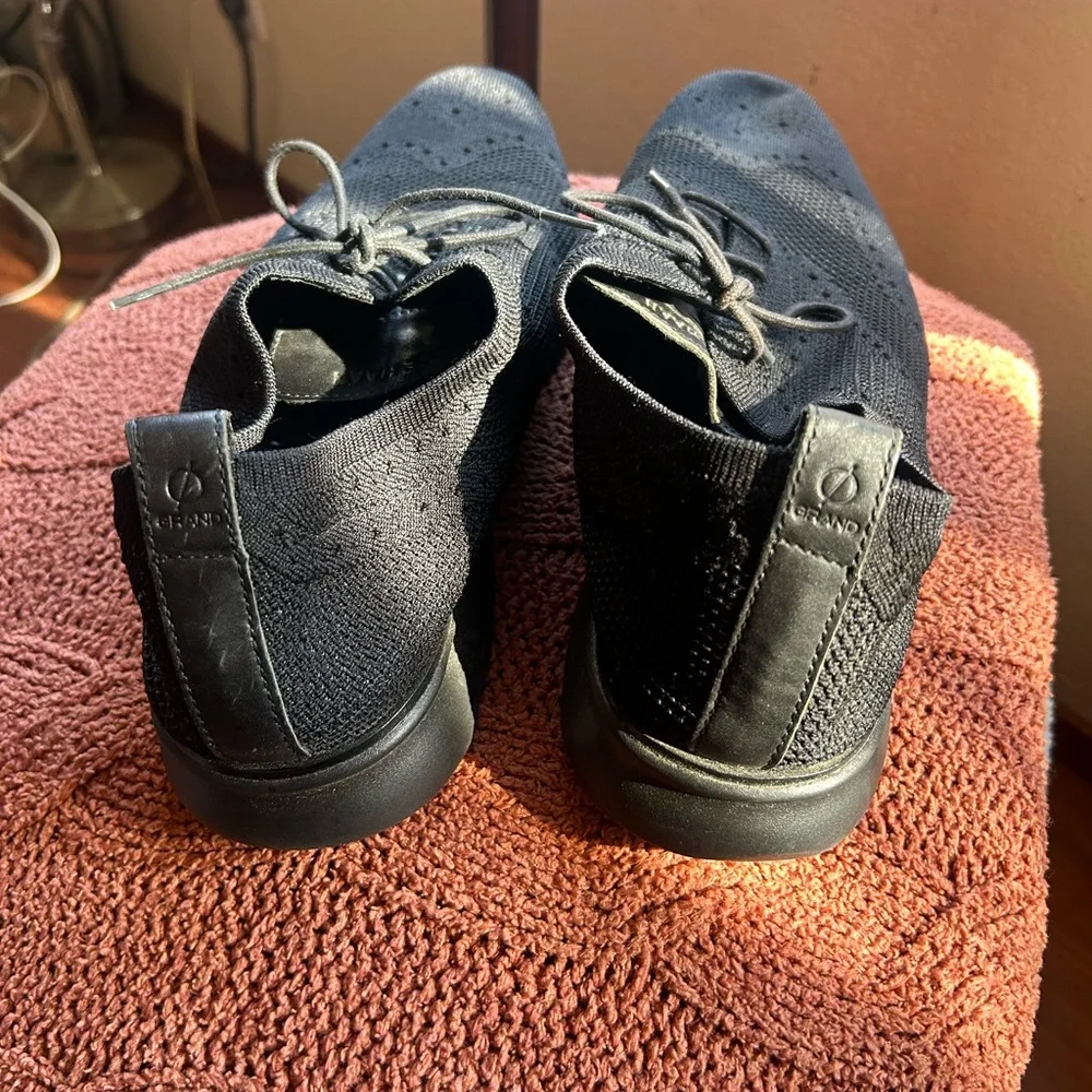 Cole Haan Black Knit and Patent Leather Oxfords Size 15 - Picture 10 of 10